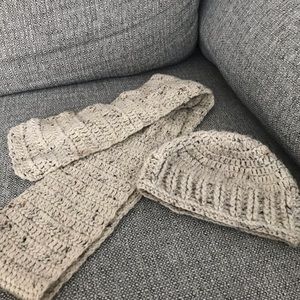 Hand made hat and scarf